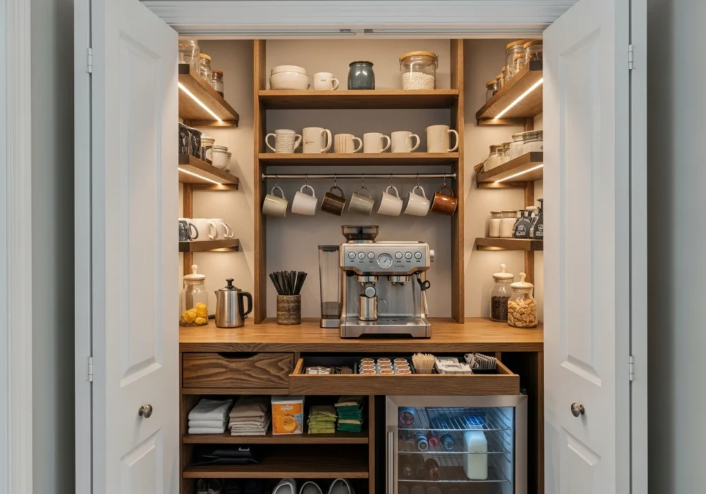 Closet Conversion Coffee Bars