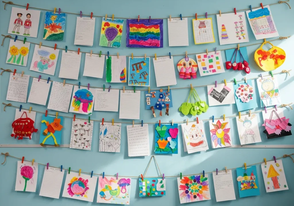 Clothespin Student Work Display