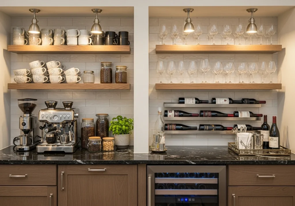 Coffee and Wine Combination Bars