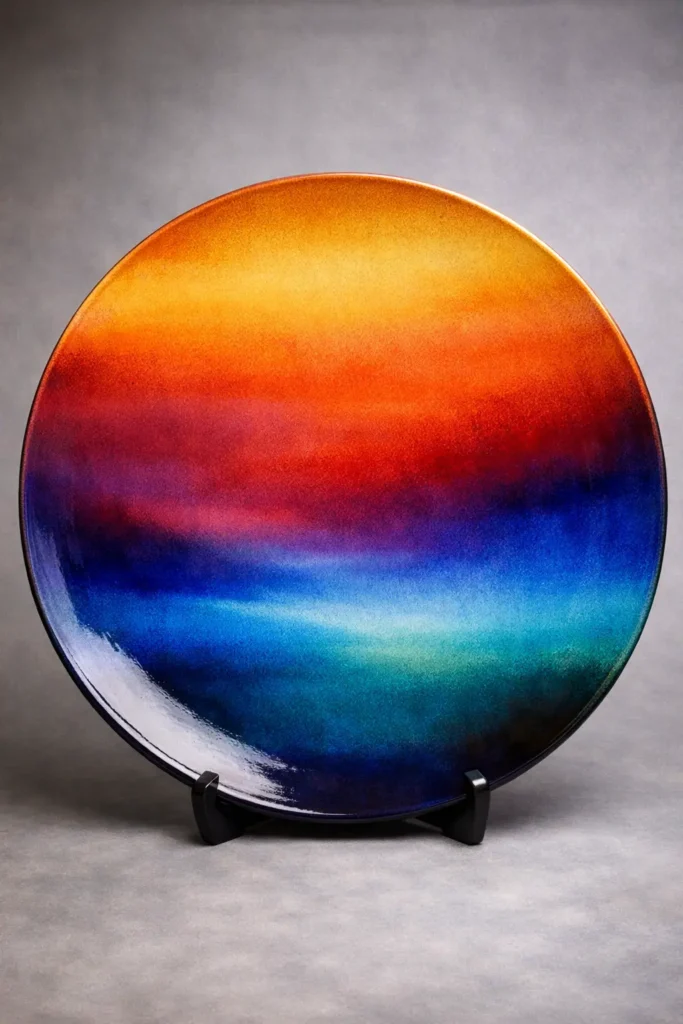 Color Field Inspired Ceramic