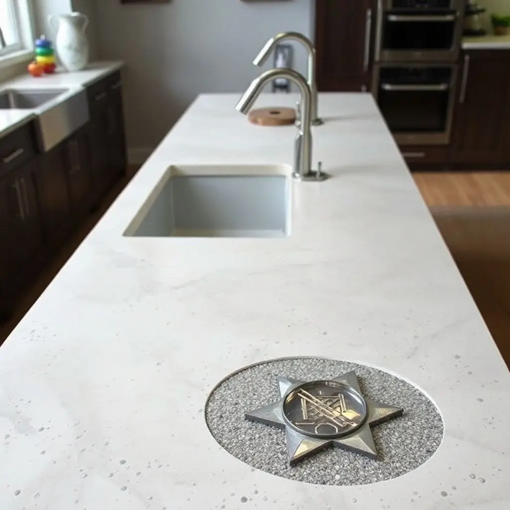 Concrete Countertop Inlays