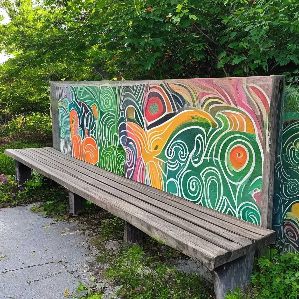 Creating Lasting Painted Bench Beauty