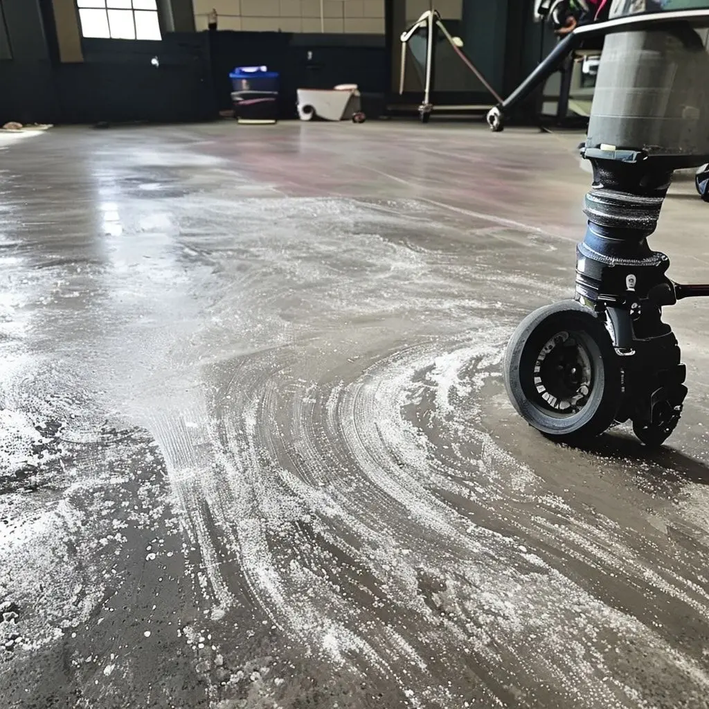 DIY Concrete Floor Polishing