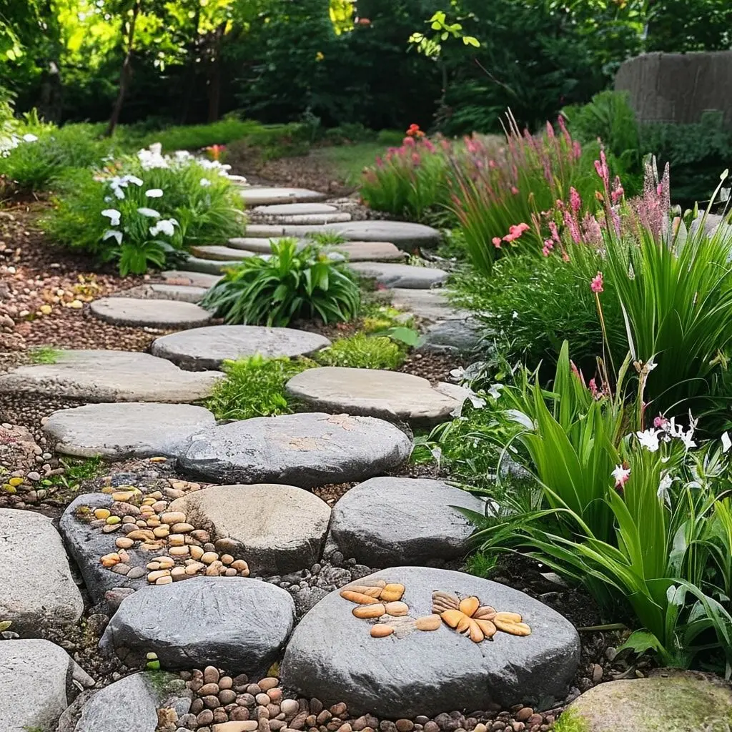 Decorative Garden Stepping Stones