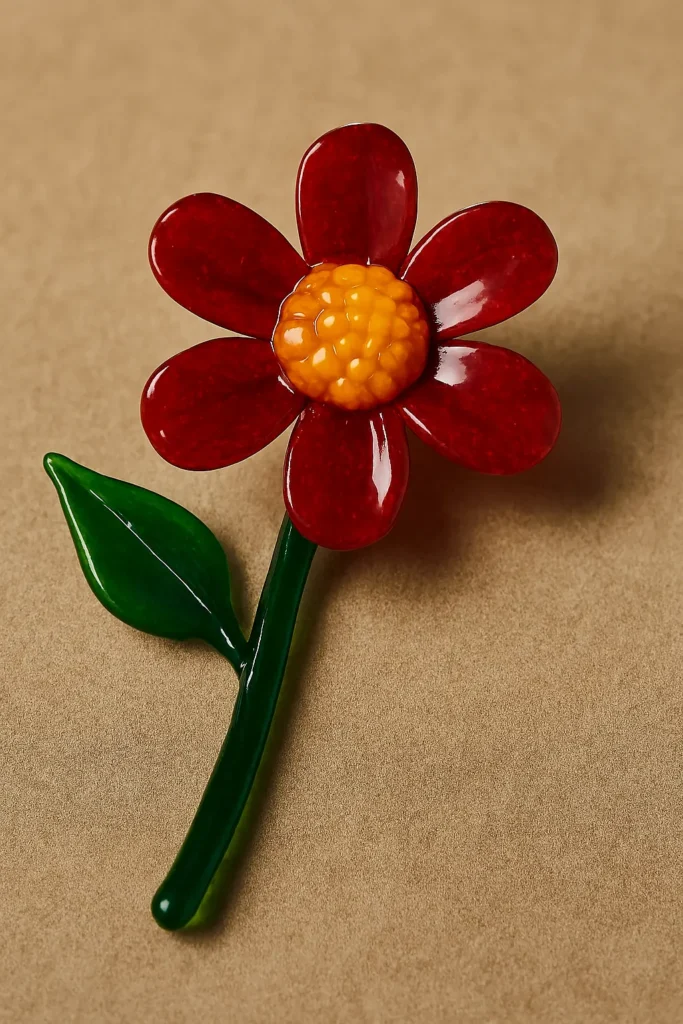 Decorative Glass Flower