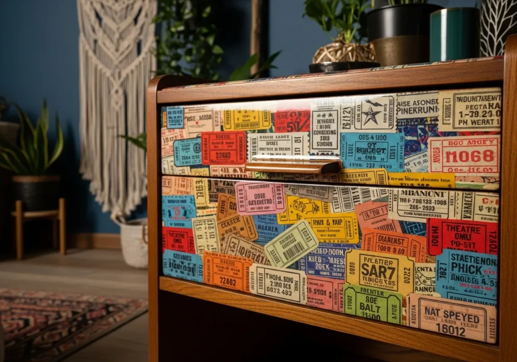 Decoupage Furniture Beyond Tables