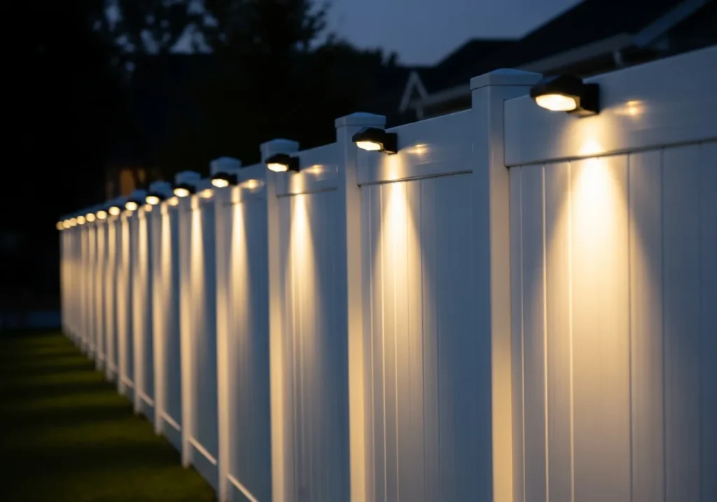 Define Property Lines with Solar Fence Lights