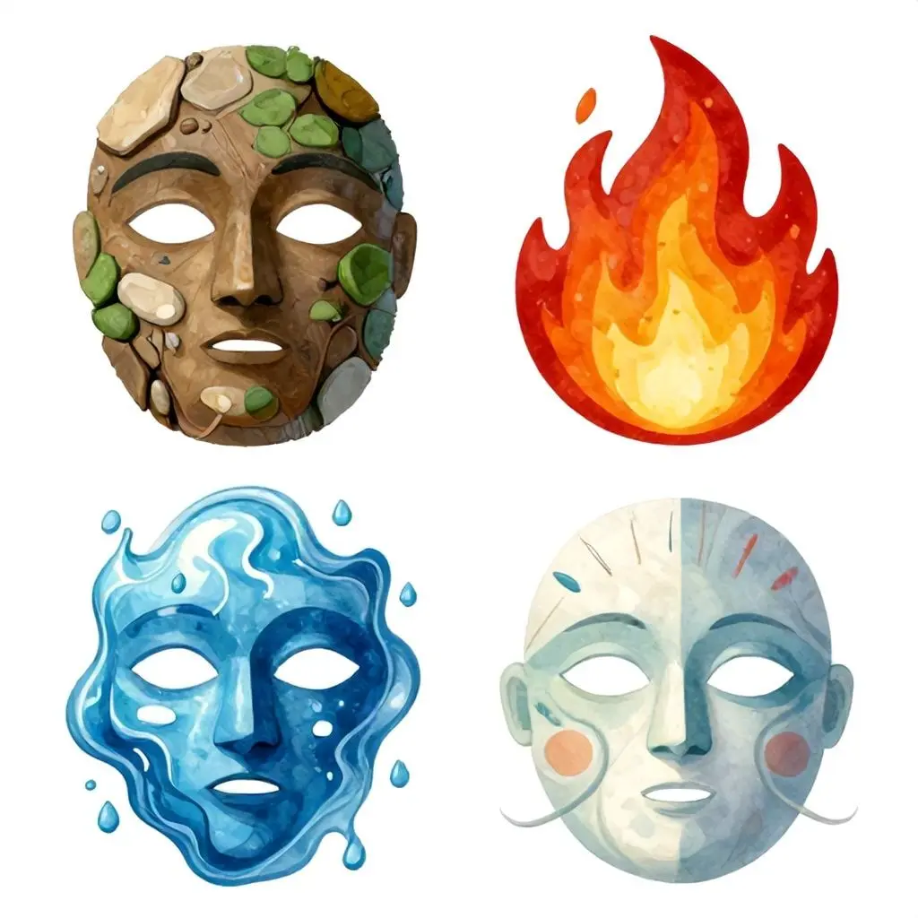 Element Based Personality Masks