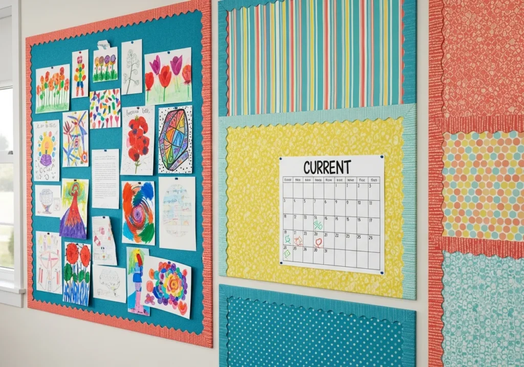 Fabric Covered Bulletin Boards