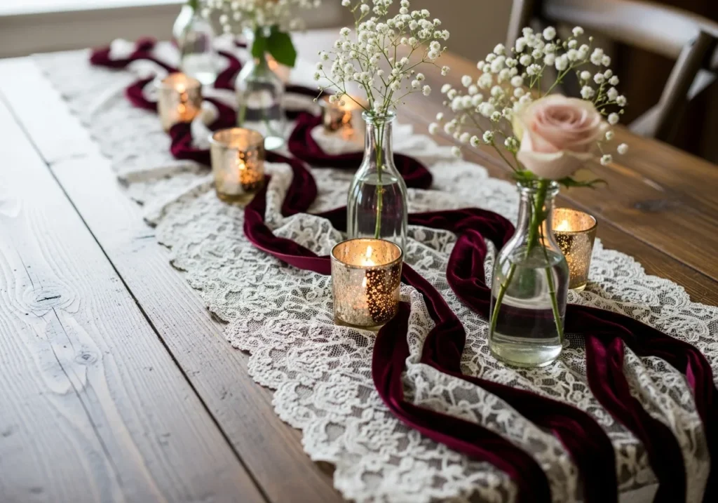 Fabric and Ribbon Accents