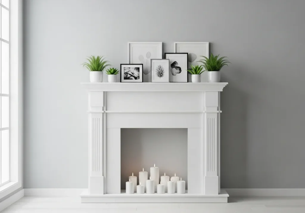 Faux Fireplace Creations for Renters and Non Traditional Spaces
