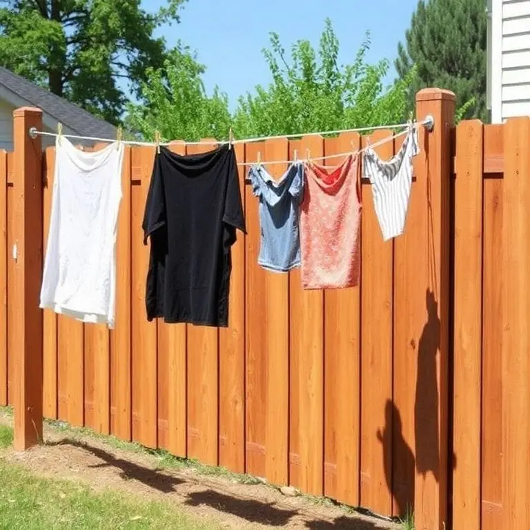 Fence Integrated Drying Lines
