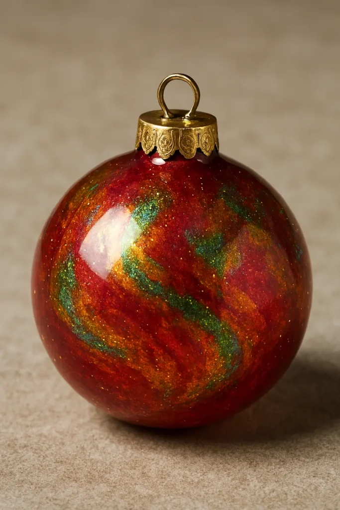 Festive Glass Ornaments