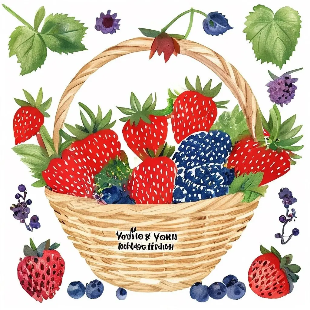 Fingerprint Berry Basket