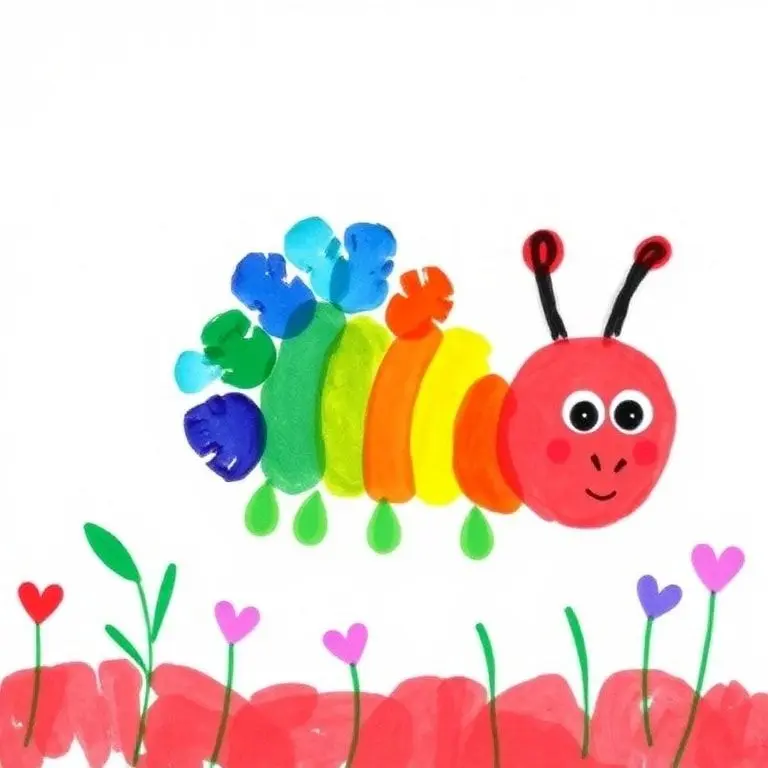 Fingerprint Caterpillar Craft
