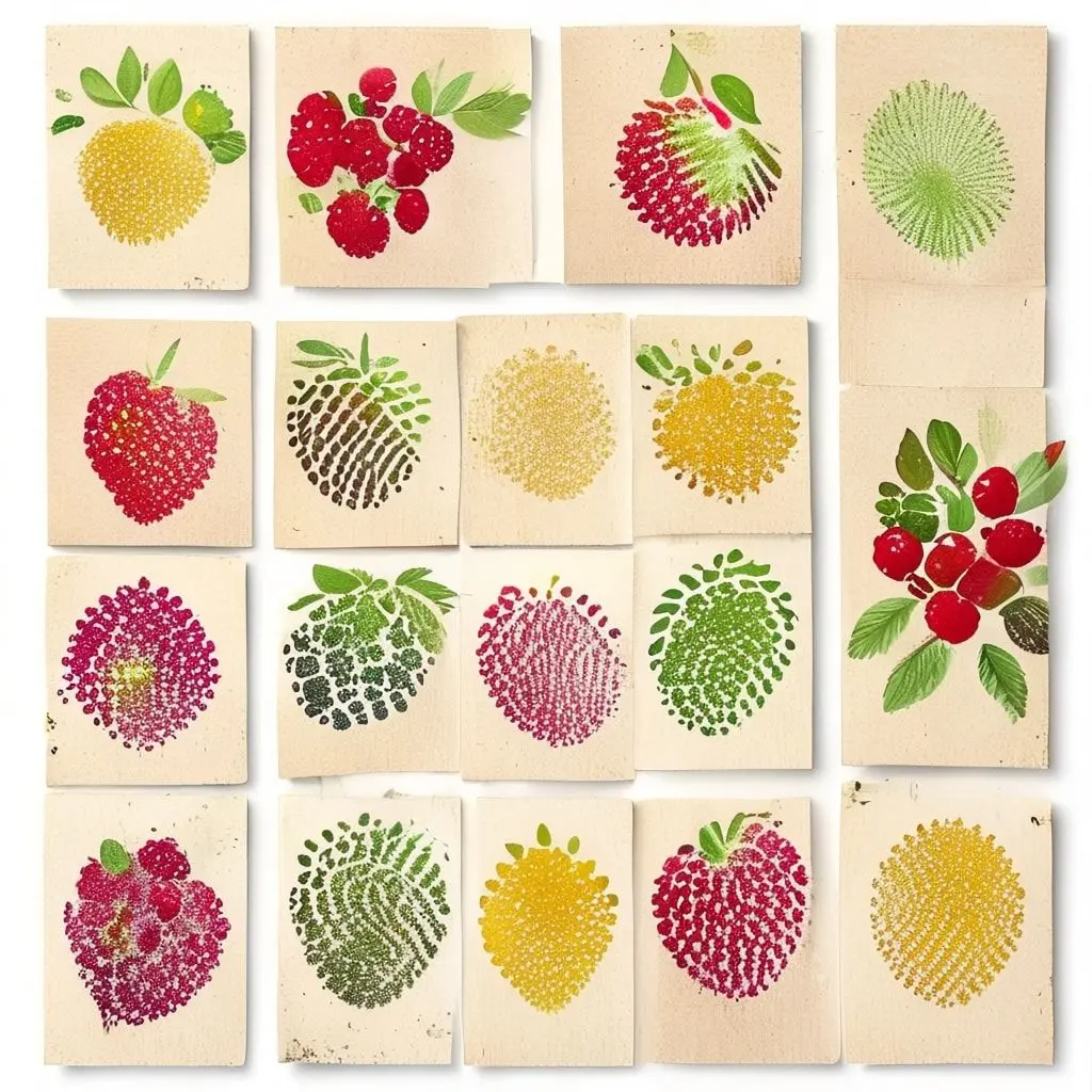 Fingerprint Recipe Card Set