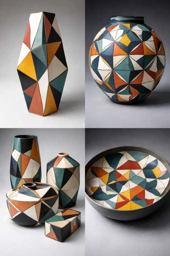 Geometric Abstract Ceramic Designs