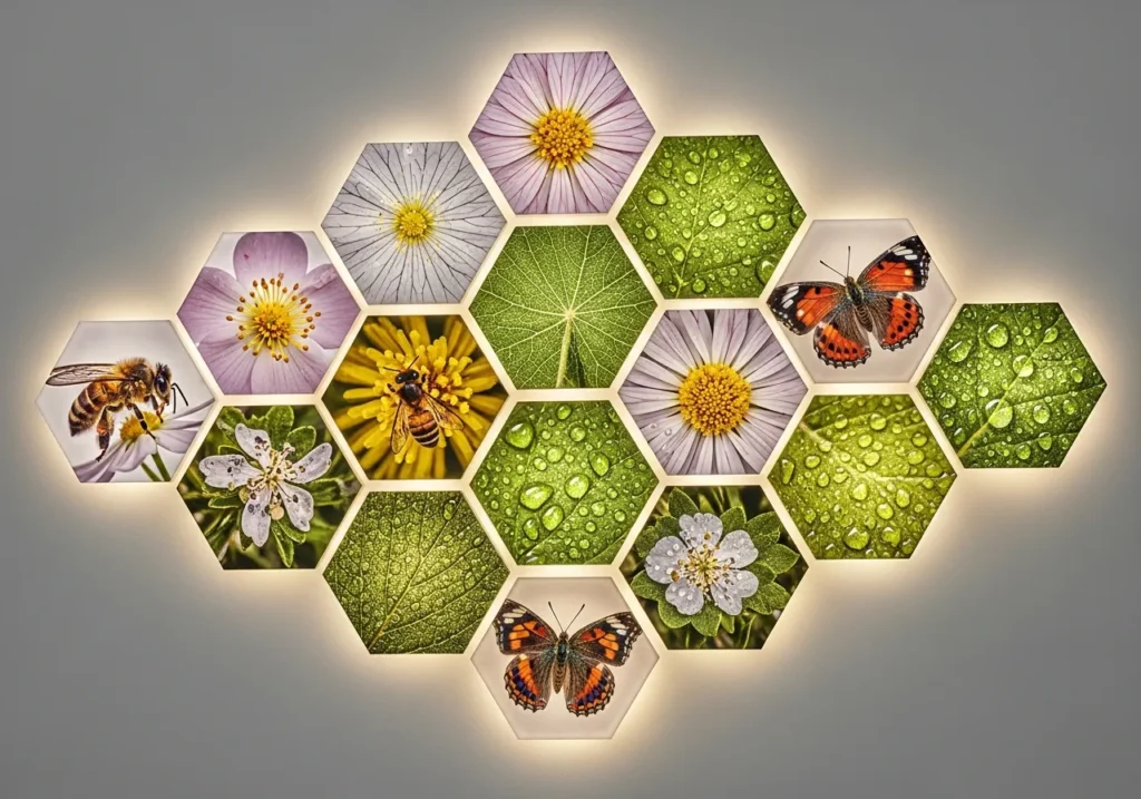 Geometric and Hexagonal Arrangements