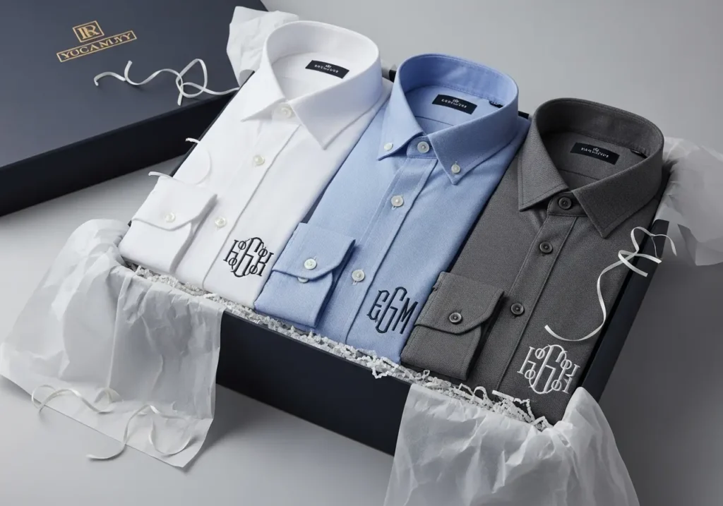 Gift Set Shirts with Themed Monograms