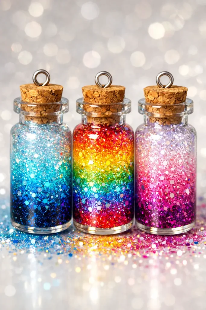 Glitter and Shimmer Gradient Bottles