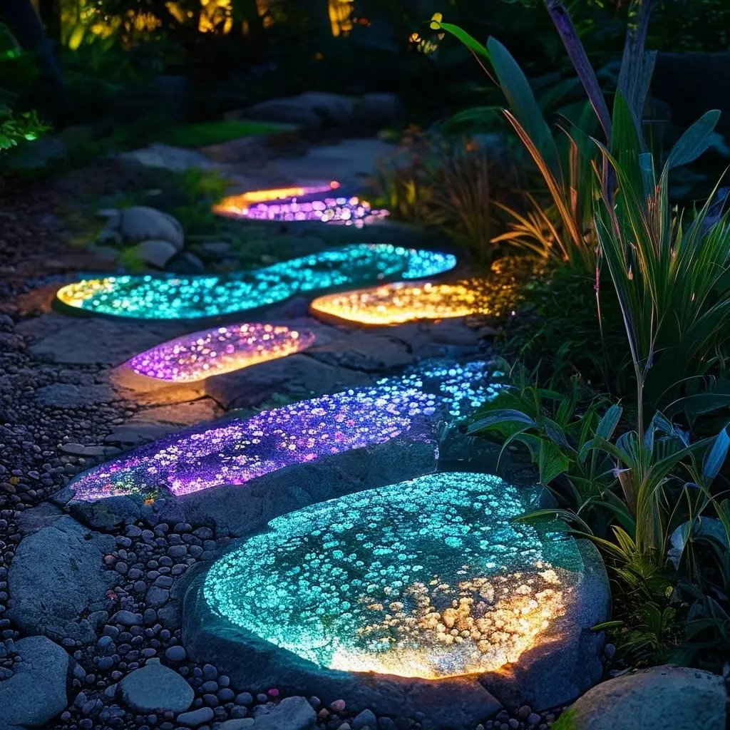 Glow in the Dark Pathway Stones