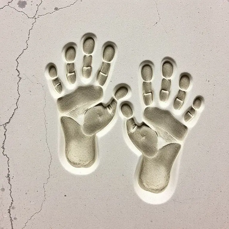 Handprint and Footprint Keepsakes