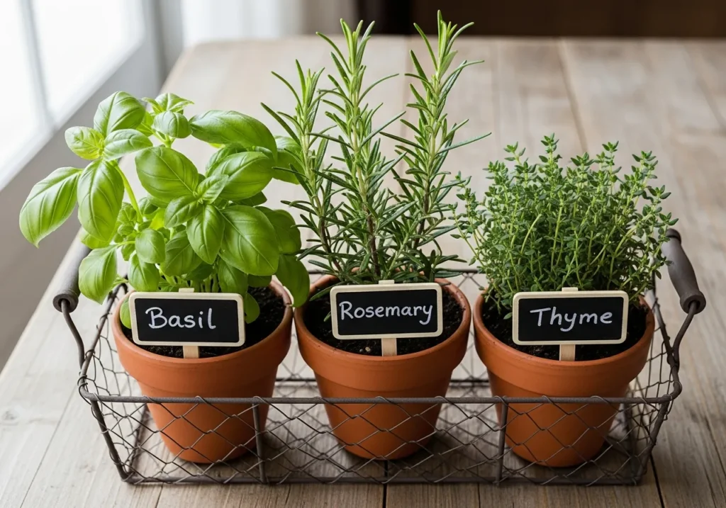 Herb Garden Centerpieces