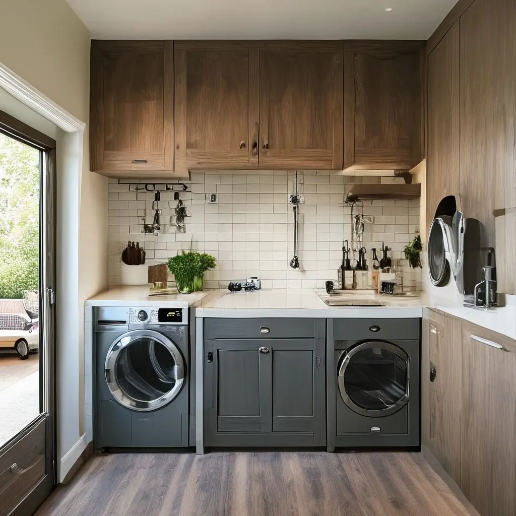 Hinged and Fold Down Countertop