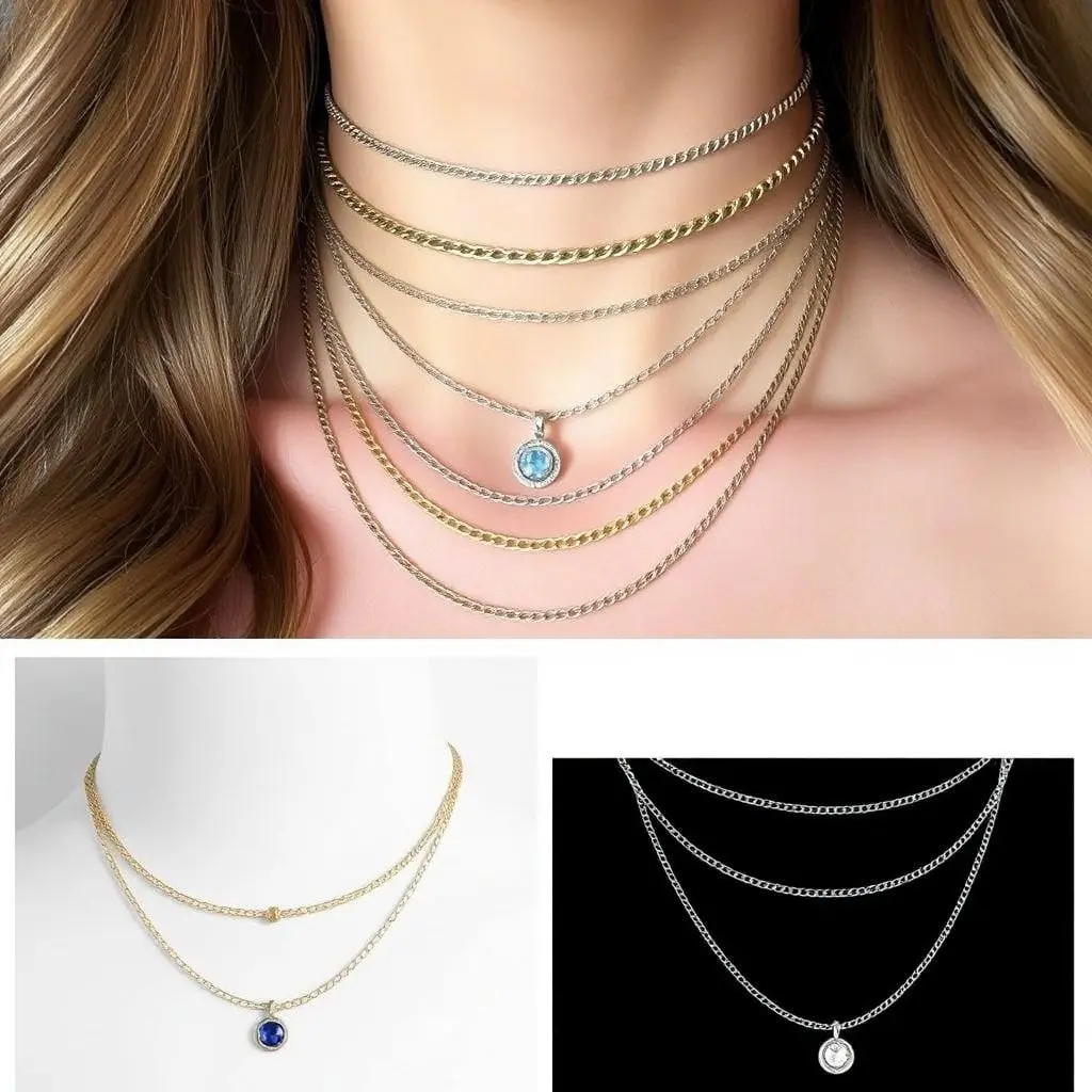 Layered Chain Chokers