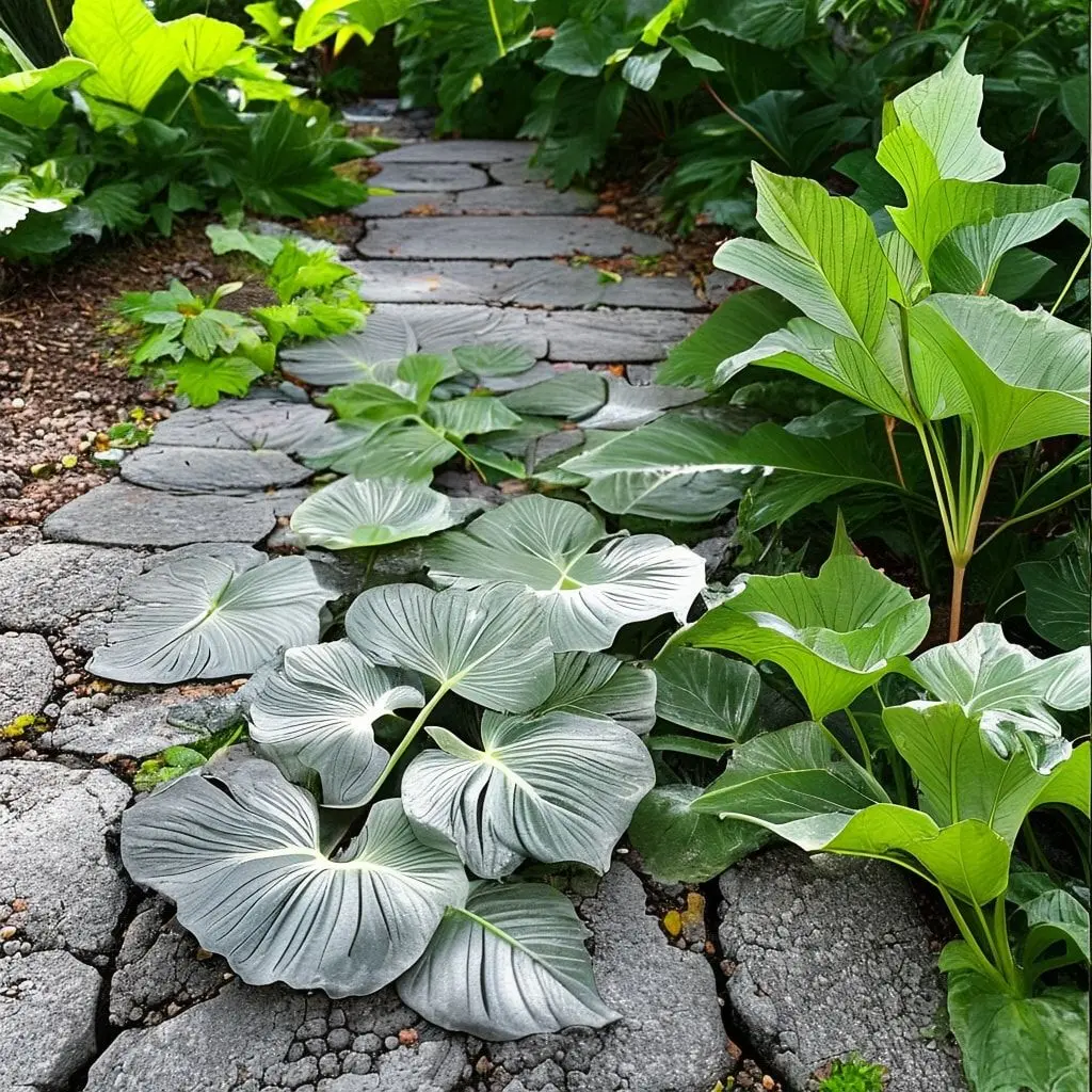 Leaf Imprinted Natural Designs