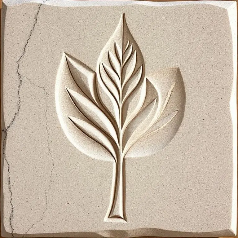 Leaf Pattern stone