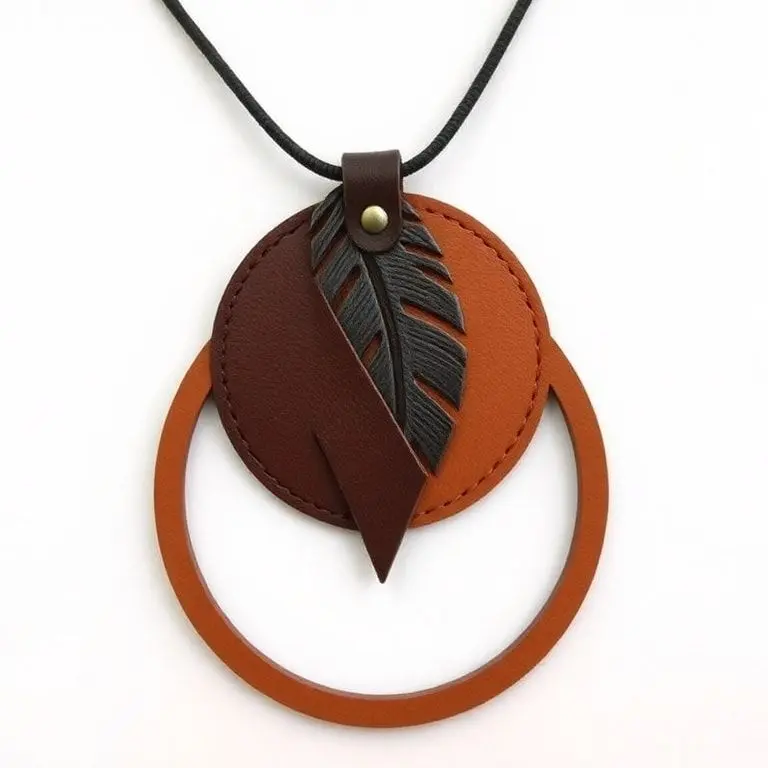 Leather Pendant Necklaces