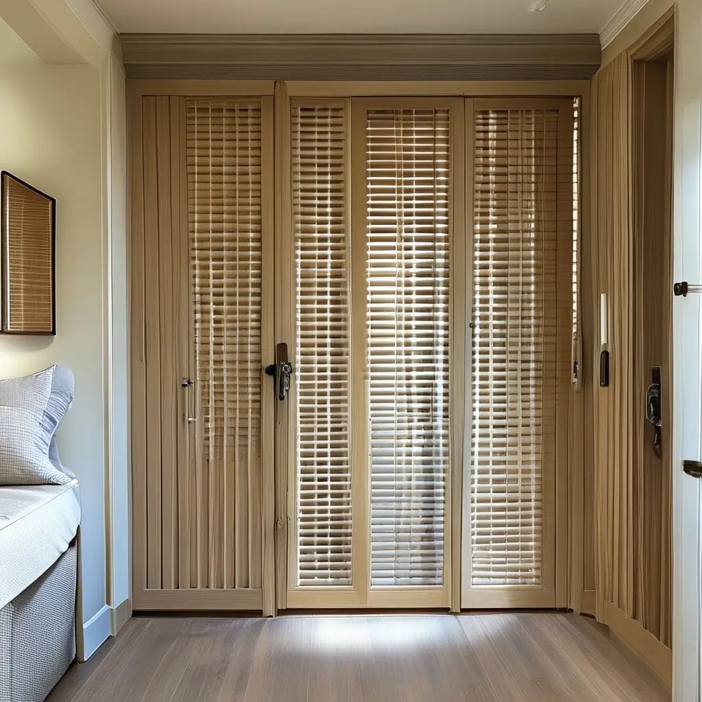 Louvered Door Closets