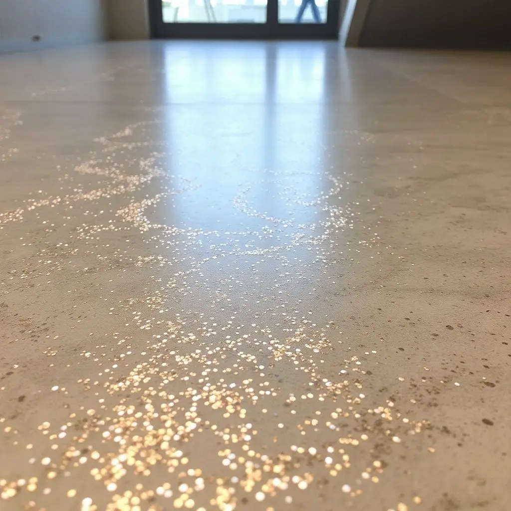 Mica Flakes and Metallic Particles