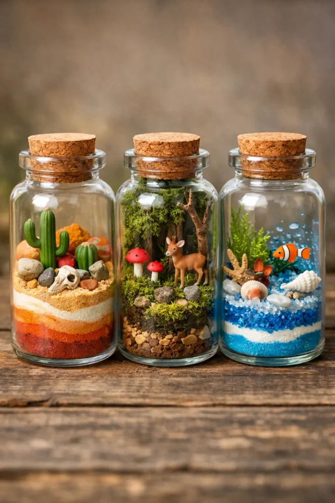 Miniature Ecosystem Bottles