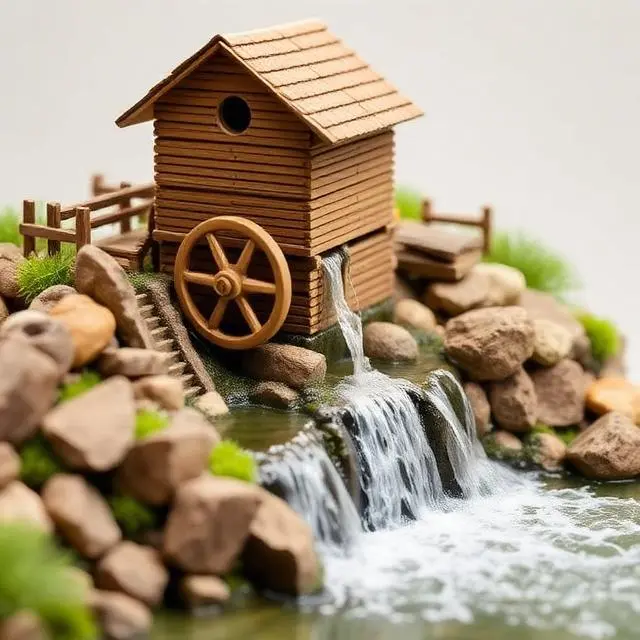 Miniature Mill Waterfall