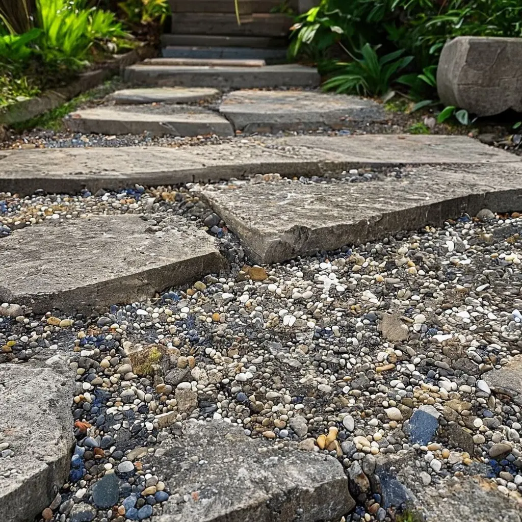 Natural Stone Aggregate Finish