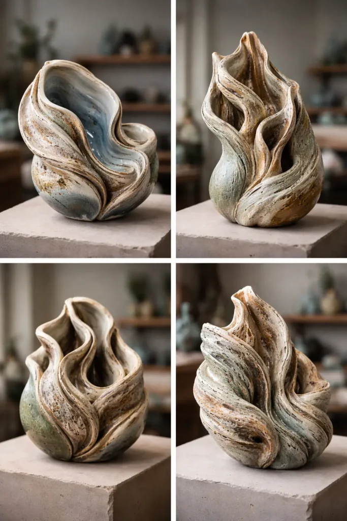 Organic and Flowing Abstract Forms