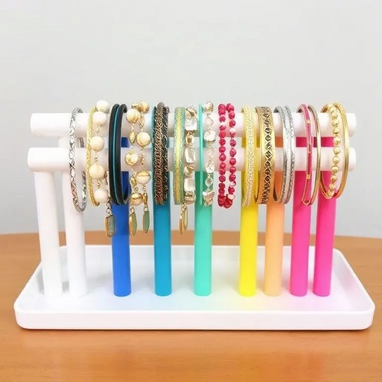 PVC Pipe Bracelet Display
