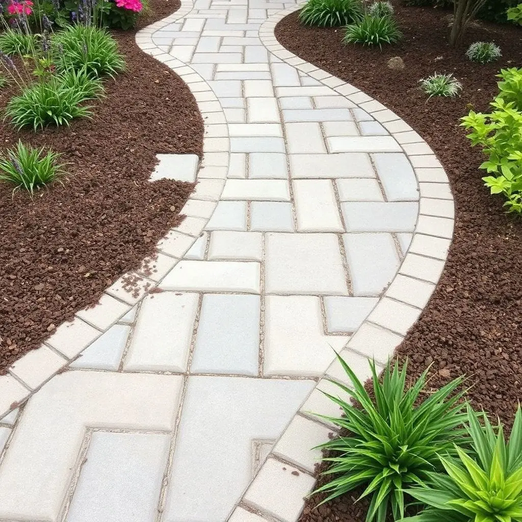 Permeable Paver Pathway