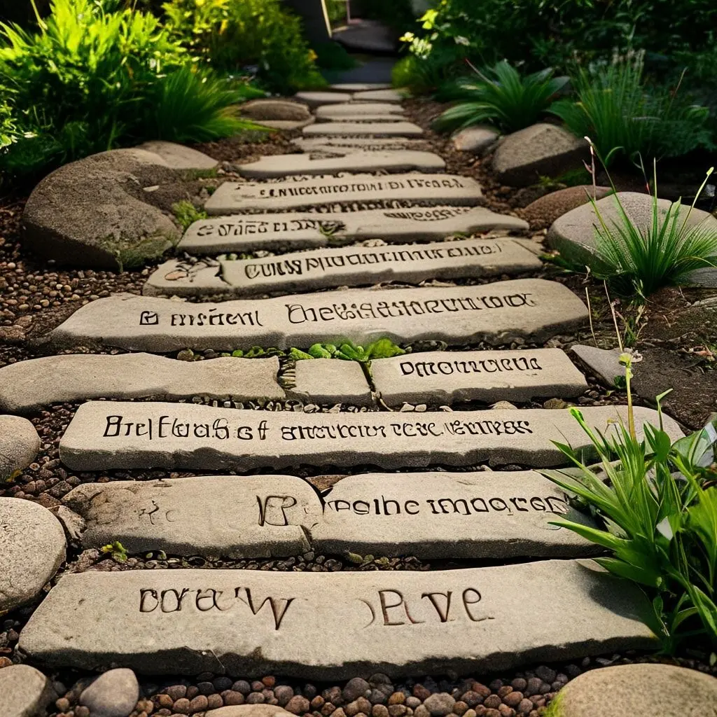 Personalized Message and Quote Stones