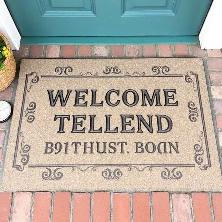 Personalized Welcome Mats