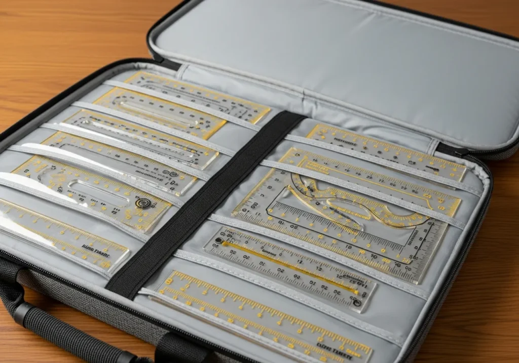 Portable Ruler Storage Cases