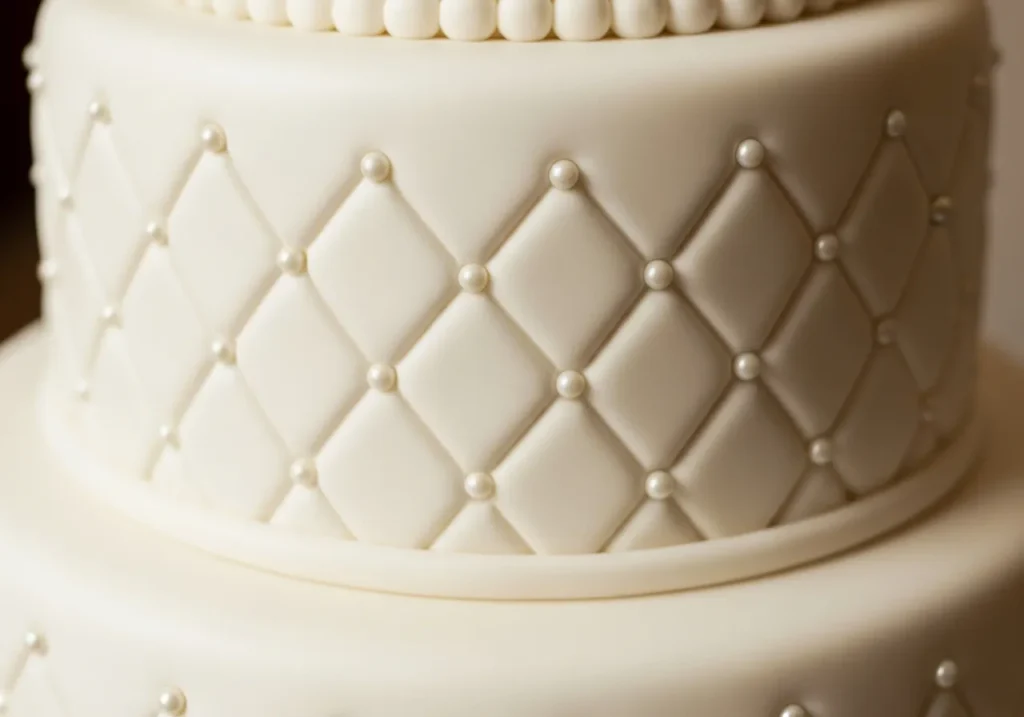 Quilted Pattern with Diamond Accents