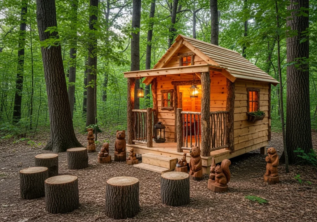 Rustic Woodland Retreat