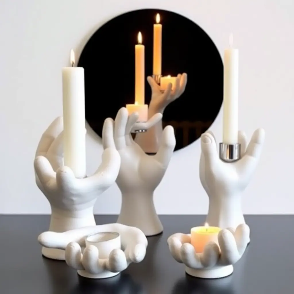 Sculptural Candle Holders