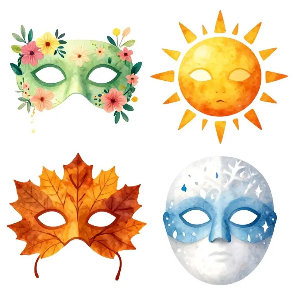 Seasonal Personality Masks