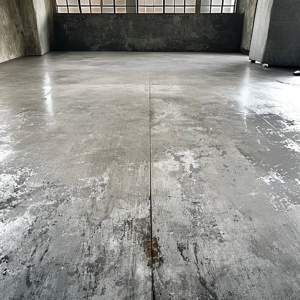 Simple Painted Concrete Floors