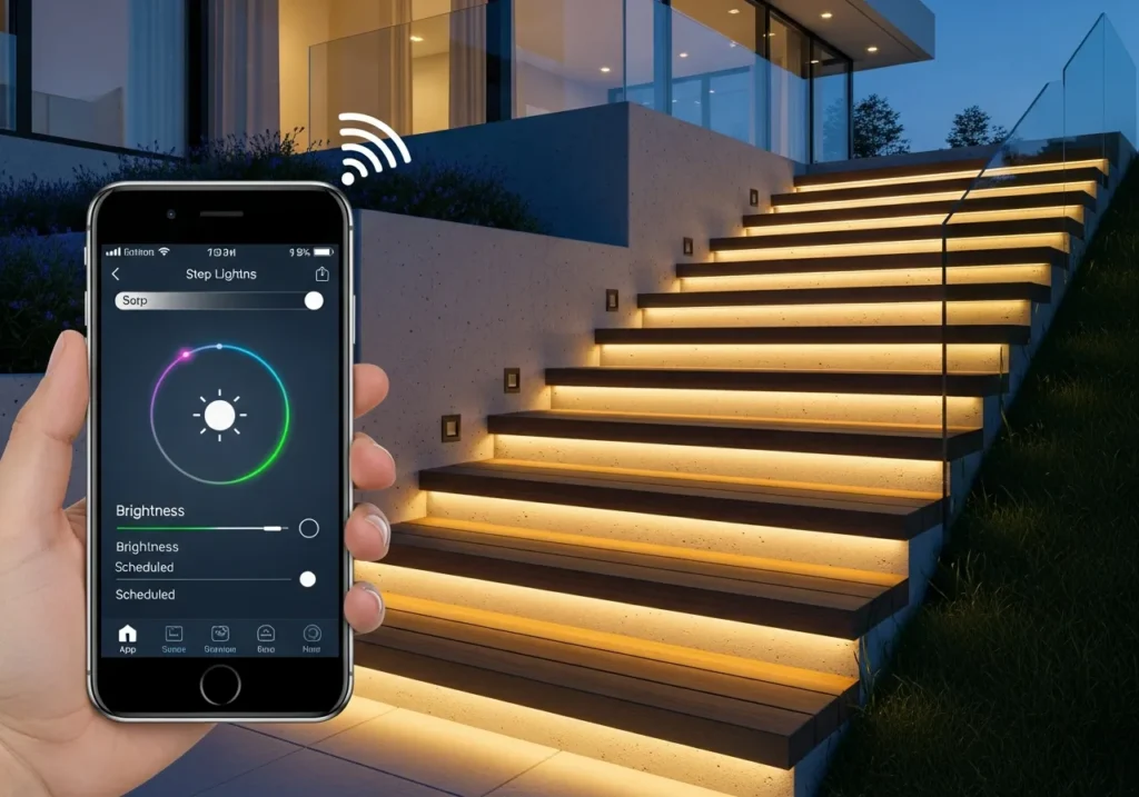 Smart Step Lights with Voice Control Integration
