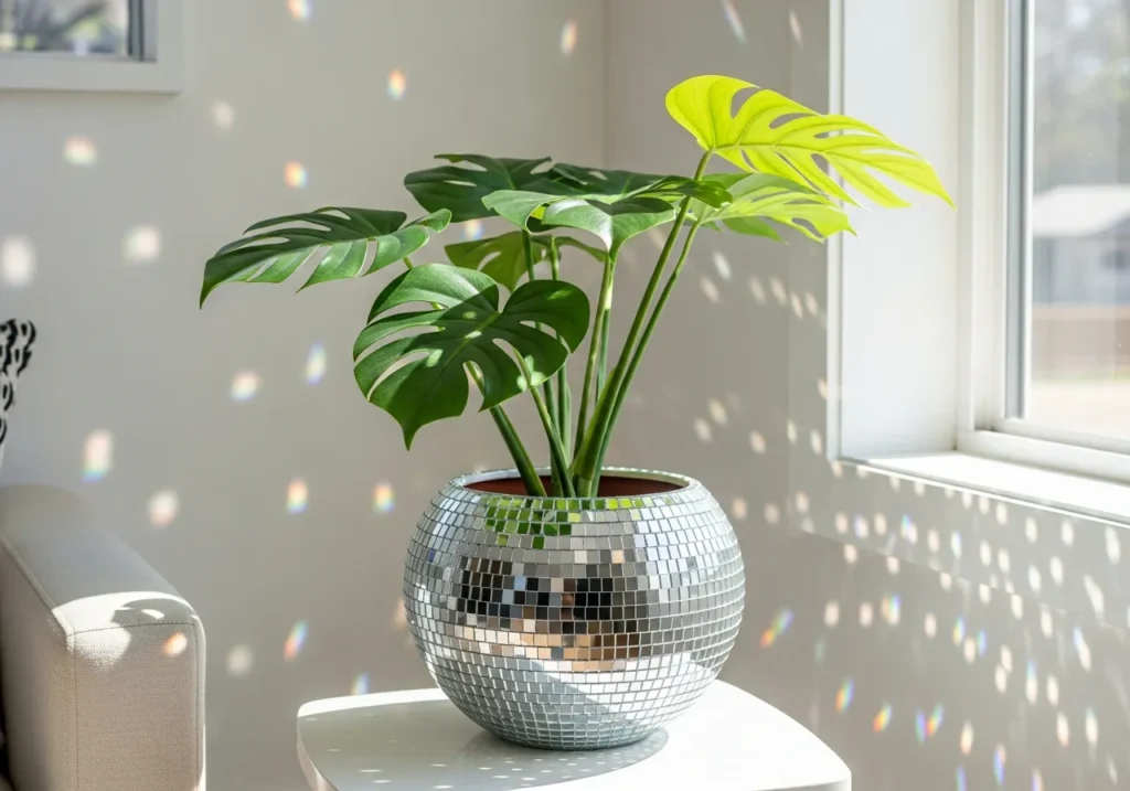Statement Disco Ball Planter